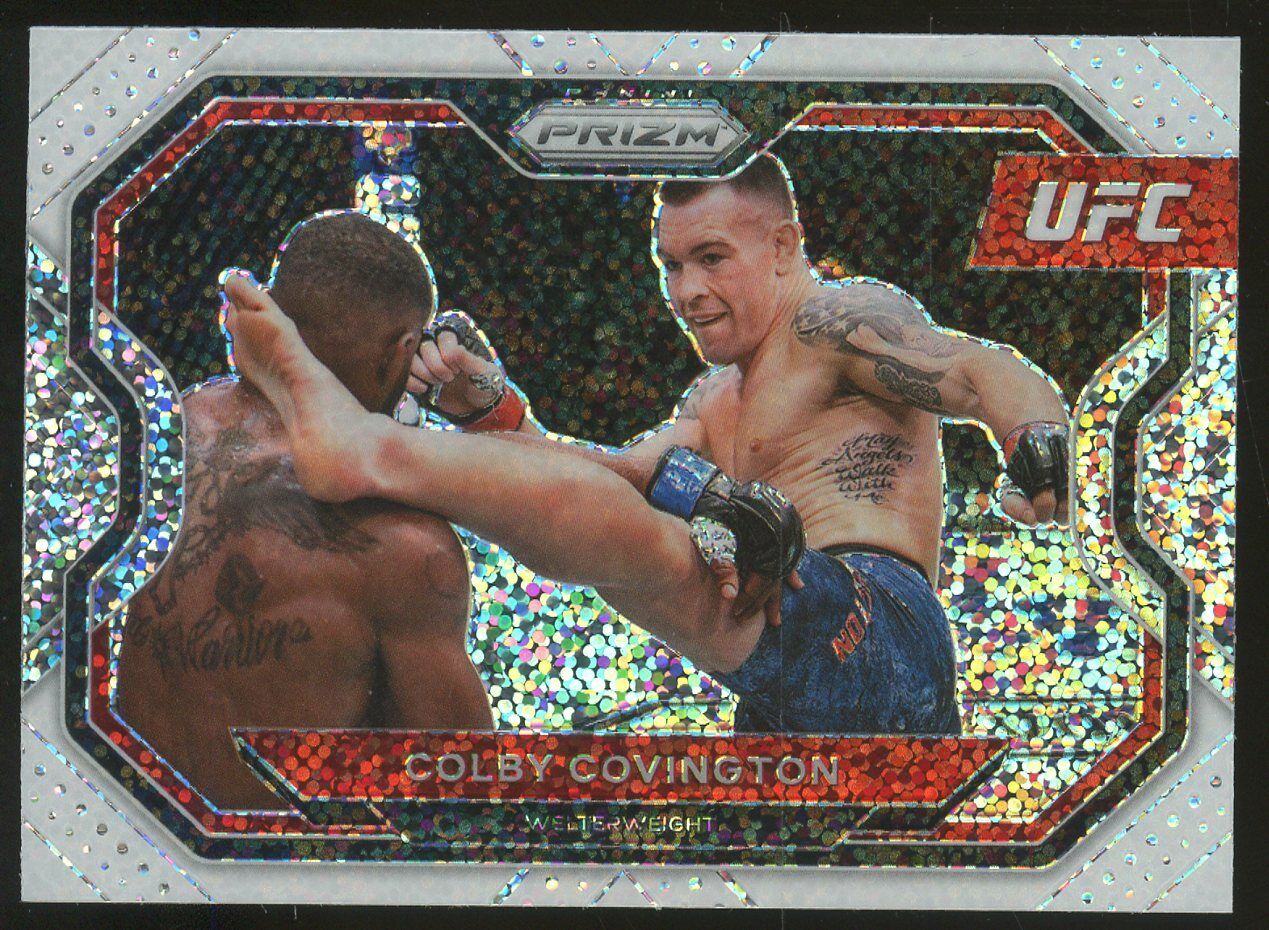 2021 Panini White Sparkle Prizm UFC #116 Colby Covington Welterweight 