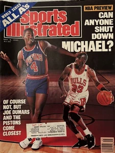 Revistas ilustradas deportivas 🏀Michael Jordan & Joe Dumars🏀6 de noviembre de 1989 - Imagen 1 de 2