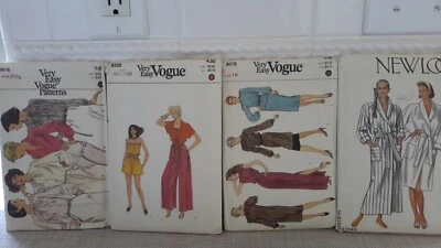 Vintage Vogue/New Look Patterns Lot Set Of 4 Uncut - Image 1 of 4