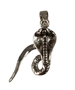 Pendentif Serpent Cobra en argent articulé # 6836 - Picture 1 of 9
