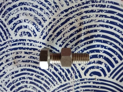 1  boulon vis écrou A4 en inox M 12   40 mm tête hexagonale de 19 - Photo 1/4