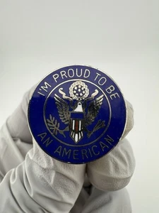 Pin de solapa I’m Proud To Be An American Esmalte - Imagen 1 de 5
