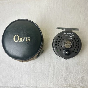 Orvis Battenkill Disc 5/6 Fliegenrolle Made in England mit Softcase & Schnur - Bild 1 von 6