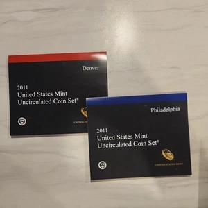 2011 P & D US Mint Set Uncirculated 28 Coins OGP Original Mint Packaging - Picture 1 of 3