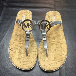 Sandalias MICHAEL KORS plateadas talla 7 - Imagen 1 de 7