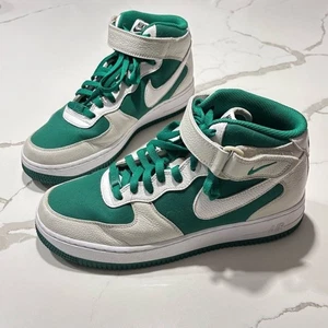 Nike | Sneakers Air Force 1 Mid By You in pelle verde e tela DV3903 900 - Foto 1 di 13