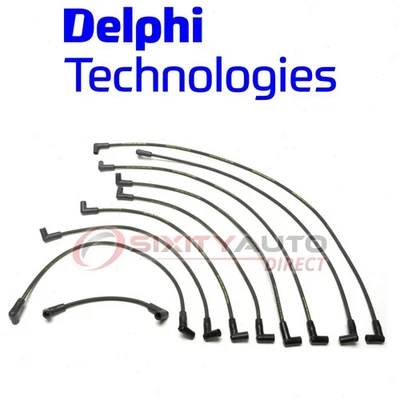 Delphi Spark Plug Wire Set for 1978-1986 Chevrolet K20 5.7L 6.6L V8 Ignition sm Foto 1 de 4