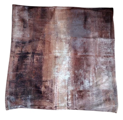 Pack Of 2 TAUPE THROW PILLOW COVER Abstract Art Gallery Modern Decorative 22x22" - Image 1 of 4