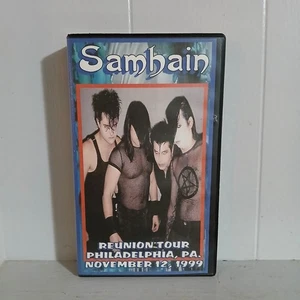Samhain & Danzig VHS Reunion Live Philadelphia 1999 Metal Horror Punk Misfits - Picture 1 of 2