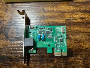 US Robotics USR5638 modem fax 56 Kbps V.92 PCI-Express STAFFA BASSO PROFILO - Foto 1 di 3