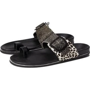 Sandalias Lorenzo Donald Pliner N3035* para mujer hueso/negro talla 9 nuevas en caja - Imagen 1 de 8