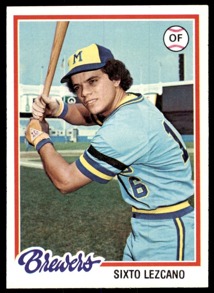 1978 TOPPS SIXTO LEZCANO MILWAUKEE BREWERS #595 - Image 1 of 2