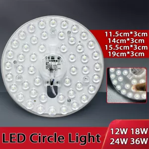 Round Circle Tube Replacement12W 36W LED Module Ceiling Lamp Source Light Panel - Picture 1 of 18