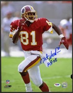 Art Monk SIGNIERTES 11x14 Foto + HOF 08 #81 Washington Redskins PSA/DNA HANDSIGNIERT - Bild 1 von 1