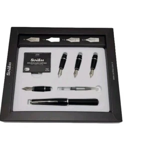 CALLIGRAPHY FOUNTAIN PEN GIFT SET with 24 Extra Cartridges - Picture 1 of 4