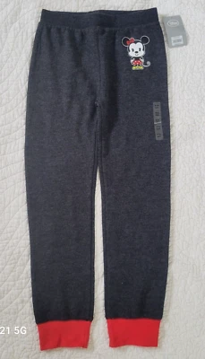 NUEVO DISNEY STORE Minnie Mouse Pantalones de chándal Gris Niñas Talla/9/10 Nuevo con etiquetas/ $19.95 Foto 1 de 4