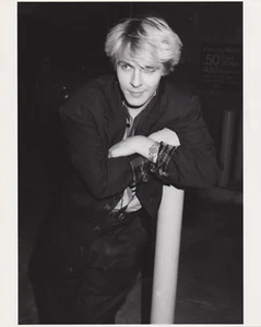 1987 Press Photo Pop Band Duran Duran Organ Player Nick Rhodes in Los Angeles - Picture 1 of 2
