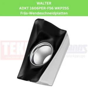10 x WALTER ADKT 1606PER-F56 WKP25S placas giratorias de fresado para acero y fundición - Imagen 1 de 1