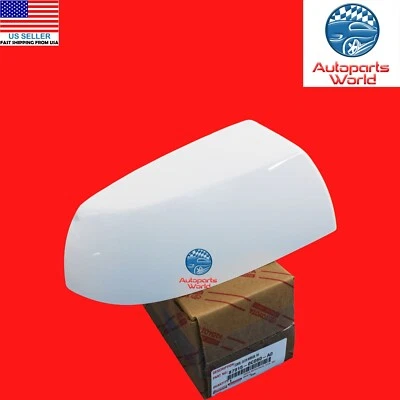 CAPA DE ESPELHO EXTERNO GENUÍNA TOYOTA SEQUOIA TUNDRA DIREITA BRANCA 040 87915-0C060-A0 - Imagem 1 de 2