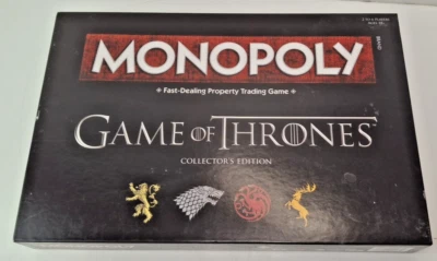 Monopoly Game Of Thrones Edition Board Game Collector's Edition  J798 - Image 1 of 4