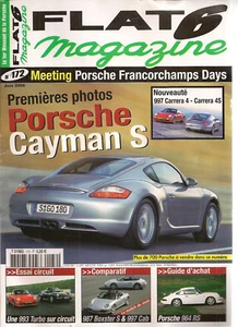 FLAT 6 172 PORSCHE CAYMAN S 997 C4 C4S C2 CAB 993 TURBO S 964 RS 3.6 BOXSTER 987 - Bild 1 von 2