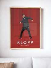 Jurgen Klopp Liverpool FC Manager Art Print Poster, 300x400mm