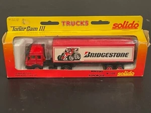 Solido Bridgestone Mercedes Toner Gam III Semi, French writing - Picture 1 of 3