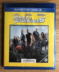 Fast and Furious 6 Paul Walker Vin Diesel 2-Disc Set (Blu-ray ,2013) - Picture 1 of 3