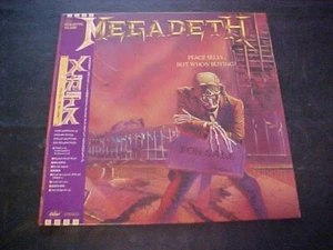 Megadeth–Peace Sells...But Who's Buying? (Japan Vinyl LP  OBI) Capitol ECS-81773 - Picture 1 of 10