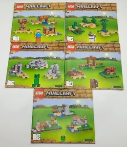 LEGO Minecraft Crafting Box 2.0 21135 MANUALES DE INSTRUCCIONES SOLO 2017 - Imagen 1 de 2