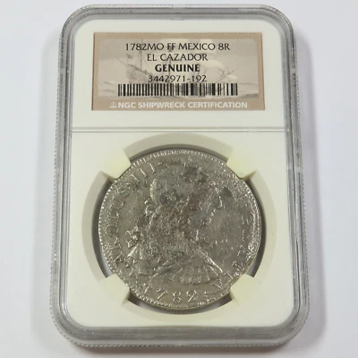 1782 MO FF NGC Genuine - SHIPWRECK - MEXICO - Silver Eight Reales - 8R #44466A - Image 1 of 2