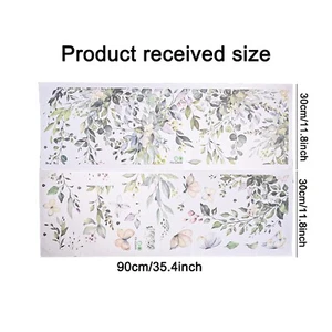 Greenery Tropical Leave Leaf Wall Stickers Home Office Art Decor Vinyl PVC Decal - Picture 1 of 12