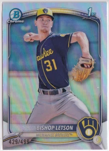 2025 Bowman Chrome Prospects Refractors #BCP30 Bishop Letson - Bild 1 von 1