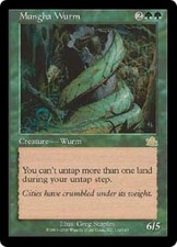 WOTC MtG Prophecy Mungha Wurm (R) (Foil) EX