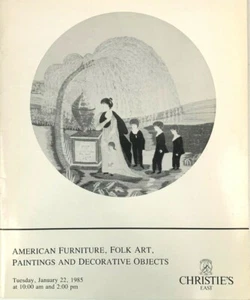 Christie's EAST - Furniture Folk Art Paintings Décor Arts 1985 Auction Catalog - Picture 1 of 7