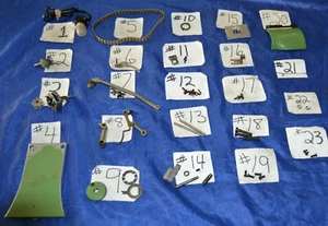 PIEZAS DE MÁQUINA DE COSER VERDE ELNA SUPERMATIC ORIGINALES USADAS BUEN ESTADO - Imagen 1 de 29