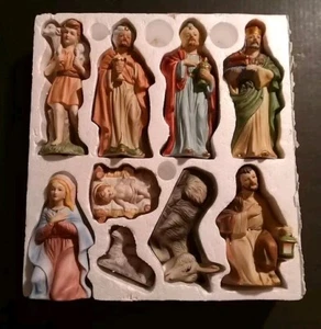 Juego de Belén 9 Piezas Completo Porcelana Homco 5216 Taiwán Vintage  - Imagen 1 de 14