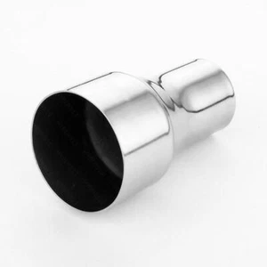 Adaptador de tubo de escape de identificación de 2"" OD a 3"" ID reductor pulido acero inoxidable 304 - Imagen 1 de 2