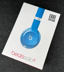 Beats Solo2 Luxe Edition Blue Wired On-Ear Headphones - Picture 1 of 7