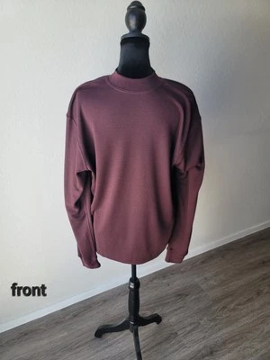 Vintage Per Lui Per Lei 100% Silk Cashmere Long Sleeve Mens Clothing Baggy Fit~M - Image 1 of 4