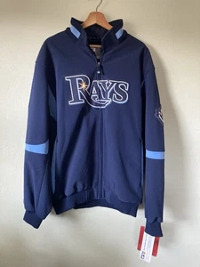 Tampa Bay Rays Jacket Mens Size 2XL Blue Authentic Majestic on Field Jacket - Picture 1 of 12