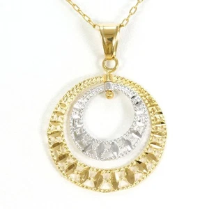 Schmuck Halskette 18 Karat Gelbgold weiß ca.2,7 g ca.45 cm versandkostenfrei gebraucht - Bild 1 von 5