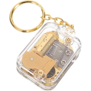 Music Box Keychain Musical Party Keyring Toy Miss Metal Gift Pendant with Sound - Bild 1 von 12