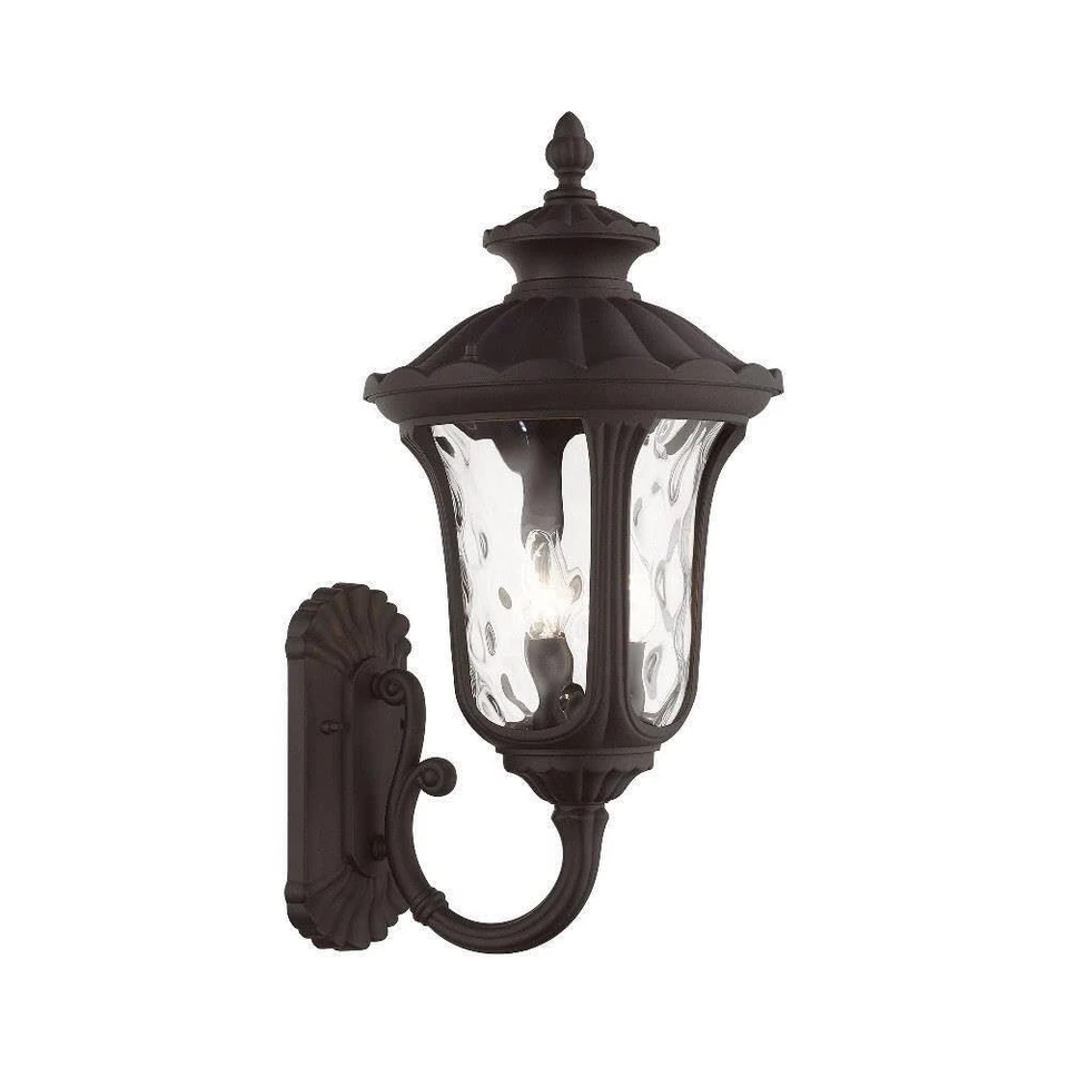 Livex Lighting 7856-07 Oxford 3 Light Outdoor Wall Lantern, Bronze - Image 1 of 4