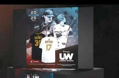 2025 Under Wraps 2.0 Fanatics Authentic MLB Baseball Jersey Auto - Mystery Box