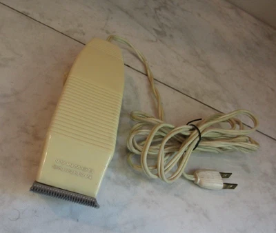 Barbeador vintage Manning Bowman Home barbeiro corte de cabelo testado funcionando - Imagem 1 de 4