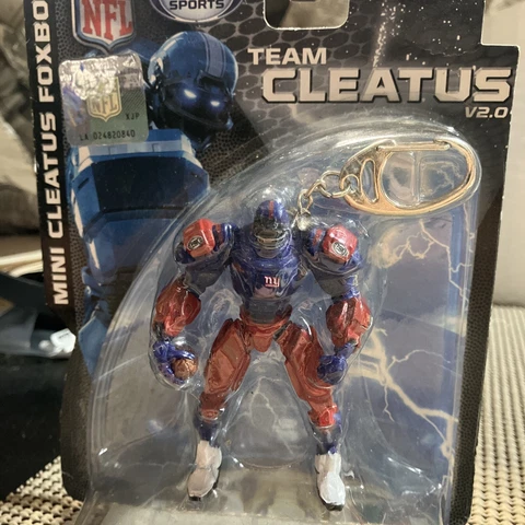 NFL New York Giants FOX Sports Robot Cleatus Action Figure KeychainNew In pack Cover