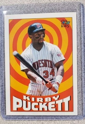 1992 Topps Kids Kirby Puckett #109 Minnesota Twins - Image 1 of 4