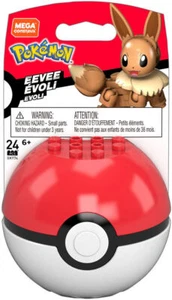 Mega Construx Pokemon First Generation Eevee Pokeball GKY74 - Picture 1 of 4