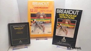 Breakout (Atari 2600, 1978) CX2622 - Complet en boite + housse - Photo 1/16